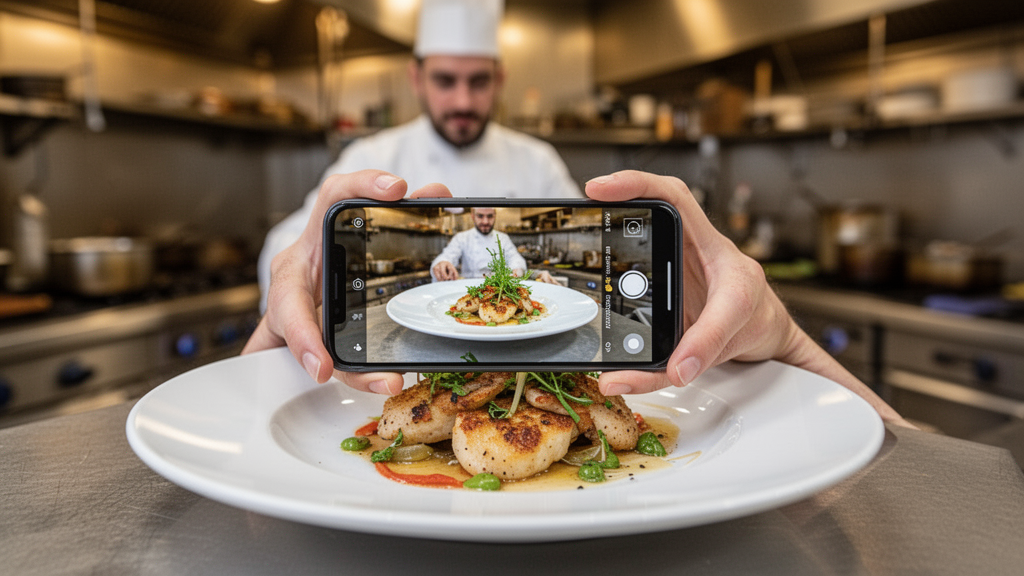 Illustration pour Marketing pour restaurants : attirer des clients avec le digital