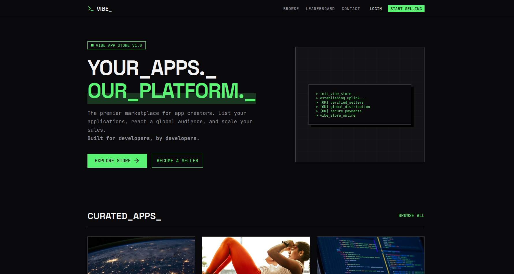 Mobile Application Sales Platform