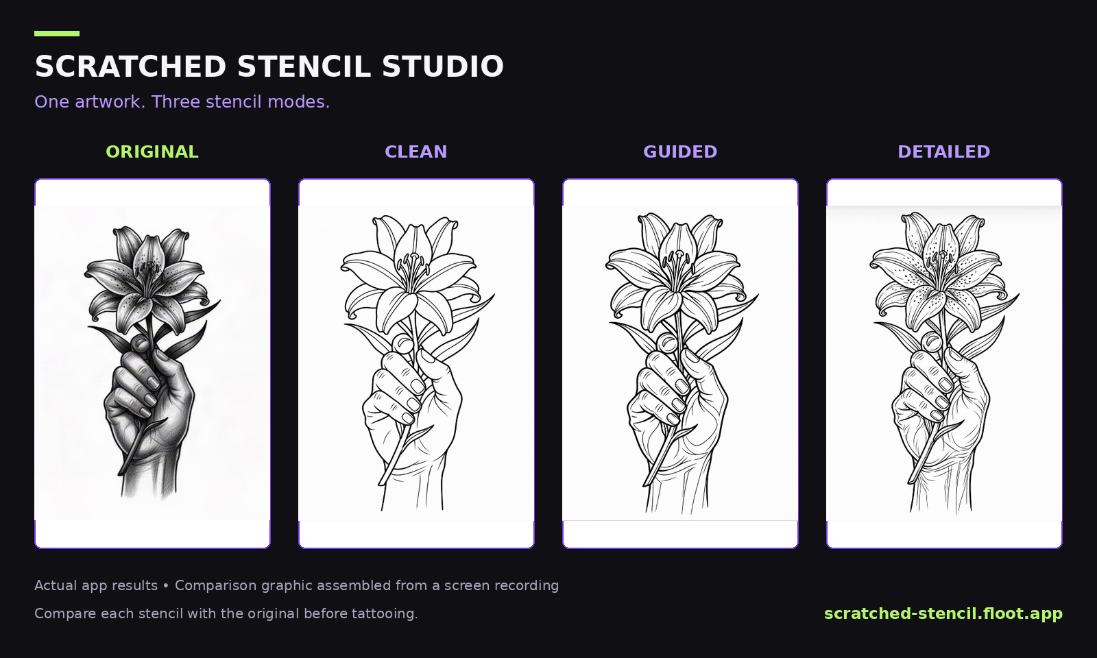Scratched Stencil Studio