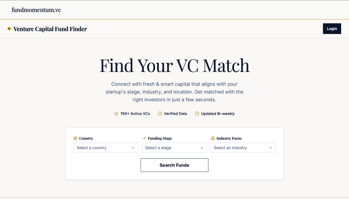 Fund Momentum VC Search