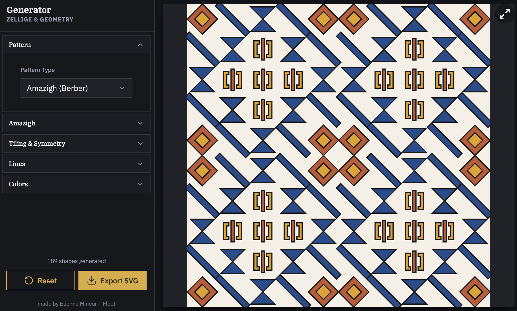 Générateur de Motif Vectoriel