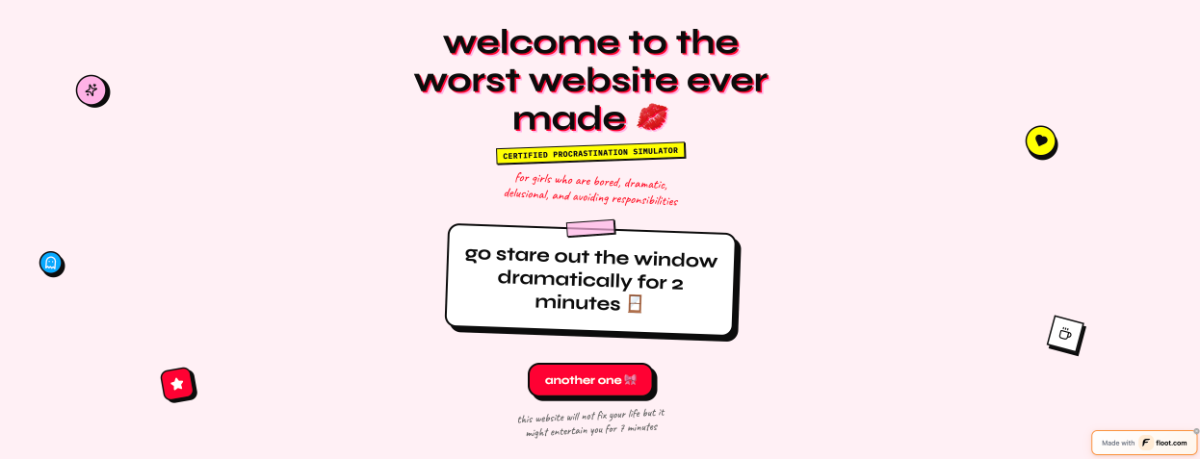 Chaotic Comfort Message