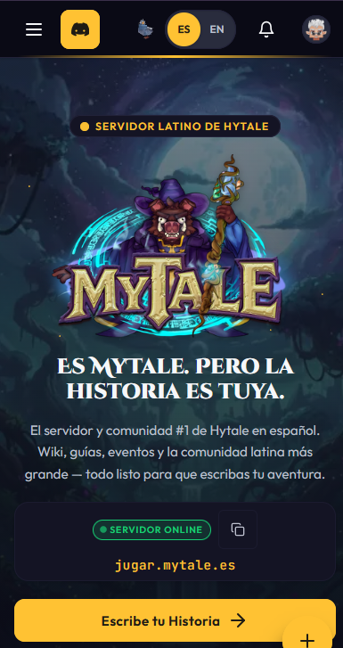 MyTale | Servidor Latino de Hytale